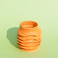 Folded Orange Vase