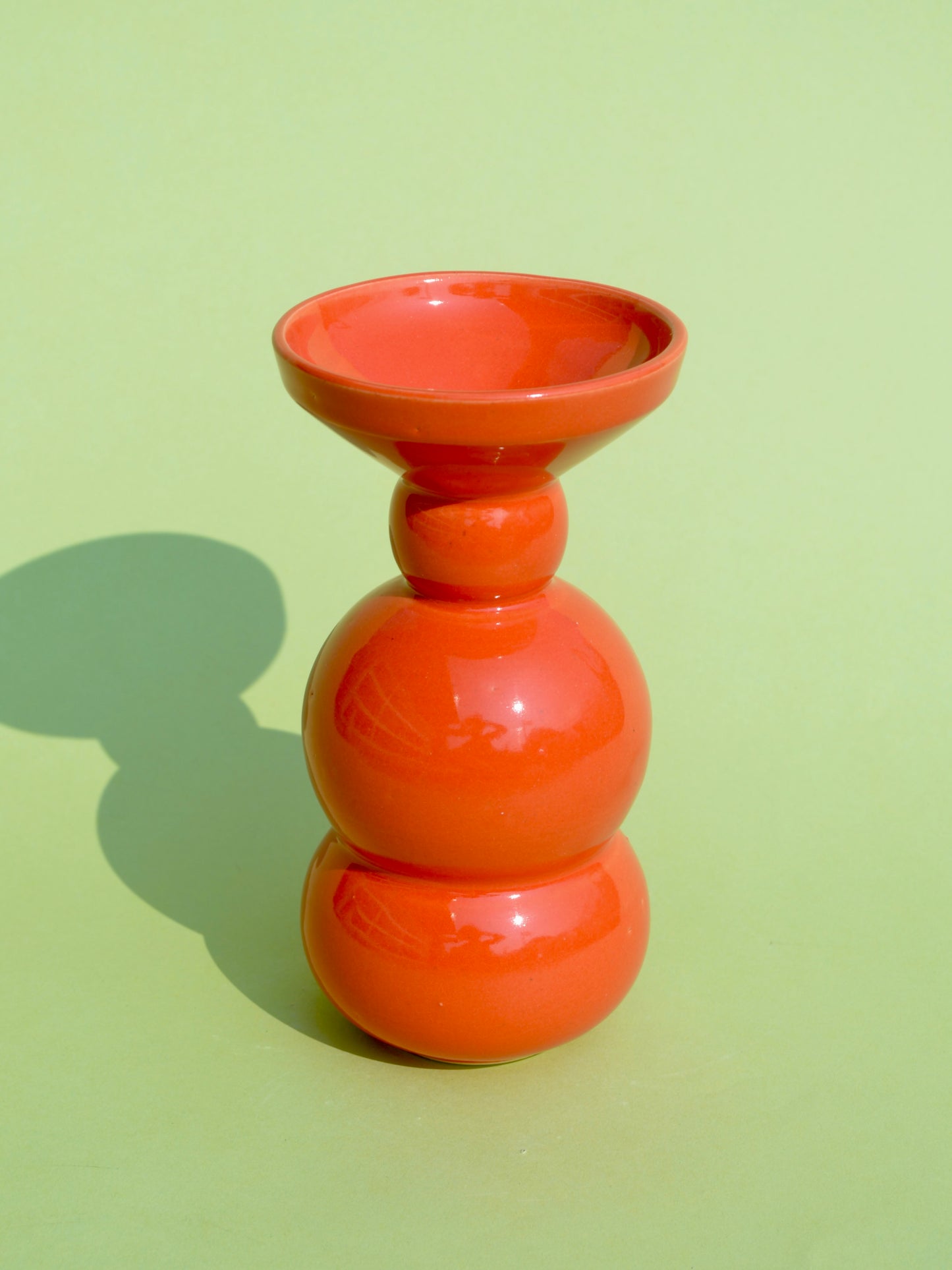 Red Orange Vase 1