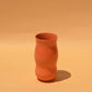 Peachy Orange Vase